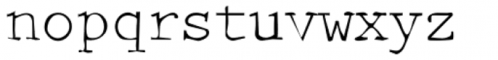 DTC Dirty M42 Font LOWERCASE