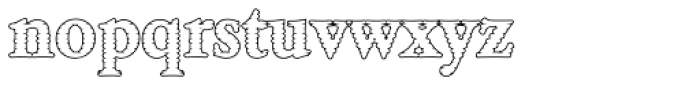 DTC Garamond M39 Font LOWERCASE