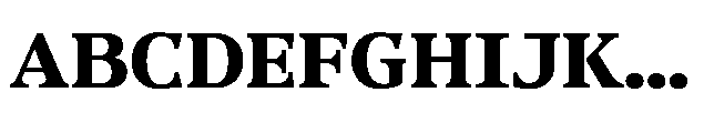 DTF Benhill Black Font UPPERCASE