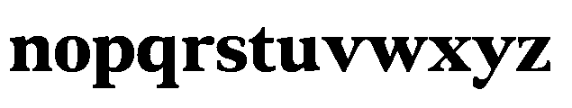 DTF Benhill Black Font LOWERCASE