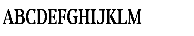 DTF Benhill Bold Condensed Font UPPERCASE