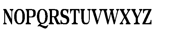 DTF Benhill Bold Condensed Font UPPERCASE