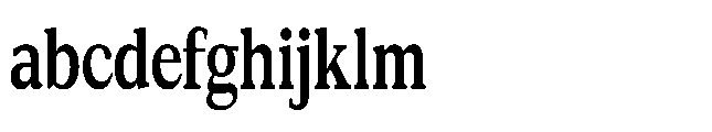 DTF Benhill Bold Condensed FONT