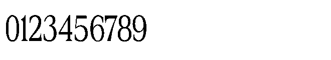 DTF Benhill Condensed Font OTHER CHARS