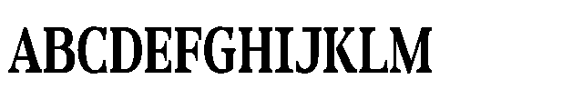 DTF Benhill Extra Bold Condensed Font UPPERCASE