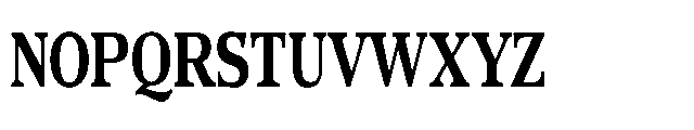DTF Benhill Extra Bold Condensed Font UPPERCASE