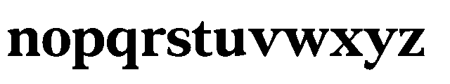 DTF Benhill Extra Bold Font LOWERCASE