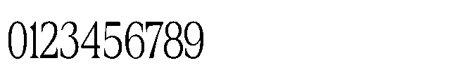 DTF Benhill Light Condensed Font OTHER CHARS
