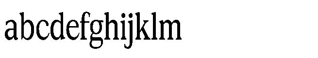 DTF Benhill Medium Condensed FONT