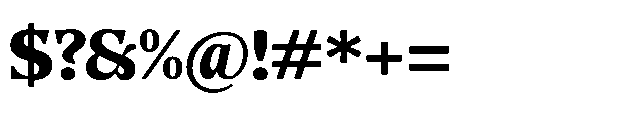 DTF Benhill Rounded Black Font OTHER CHARS