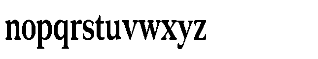 DTF Benhill Rounded Bold Condensed Font LOWERCASE