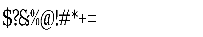 DTF Benhill Rounded Condensed Font OTHER CHARS