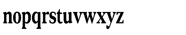 DTF Benhill Rounded Extra Bold Condensed Font LOWERCASE