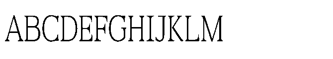 DTF Benhill Rounded Extra Light Condensed Font UPPERCASE