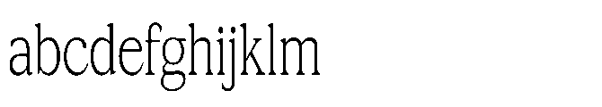 DTF Benhill Rounded Extra Light Condensed FONT