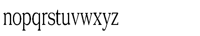 DTF Benhill Rounded Light Condensed Font LOWERCASE