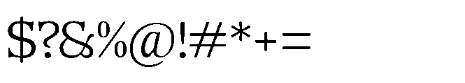 DTF Benhill Rounded Light Font OTHER CHARS