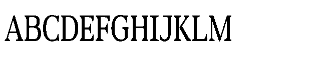 DTF Benhill Rounded Medium Condensed Font UPPERCASE