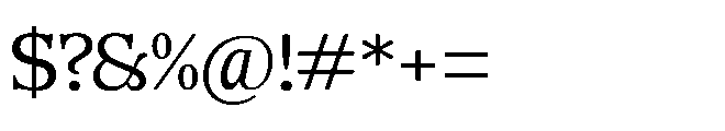 DTF Benhill Rounded Regular Font OTHER CHARS