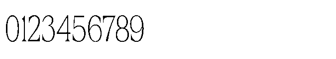 DTF Benhill Rounded Thin Condensed Font OTHER CHARS