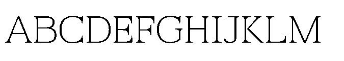 DTF Benhill Rounded Thin Font UPPERCASE
