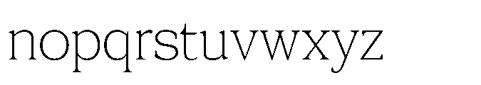 DTF Benhill Rounded Thin Font LOWERCASE