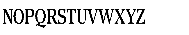 DTF Benhill Semi Bold Condensed Font UPPERCASE