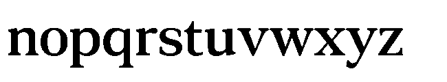 DTF Benhill Semi Bold Font LOWERCASE