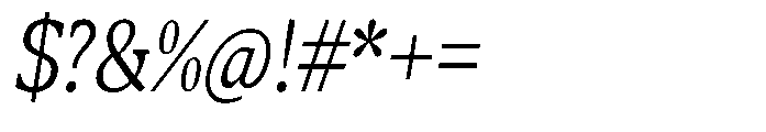 DTF Westhall Italic 1 Font OTHER CHARS