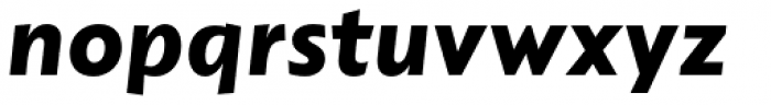 dT Ampla Bold Italic Font LOWERCASE