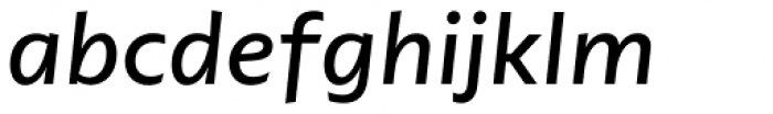 dT Ampla Regular Italic Font LOWERCASE