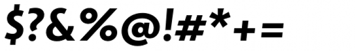 dT Jakob Semi Bold Italic Font OTHER CHARS