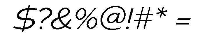 Duos Variable Light Font OTHER CHARS