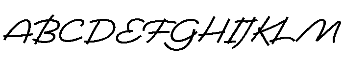 Duos Variable Regular Font UPPERCASE