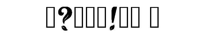 Dua Regular Font OTHER CHARS