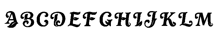 Dua Regular Font UPPERCASE