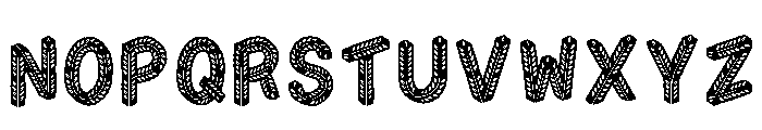 Duaa Regular Font UPPERCASE