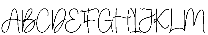 Dualinda Font UPPERCASE