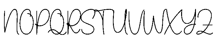 Dualinda Font UPPERCASE