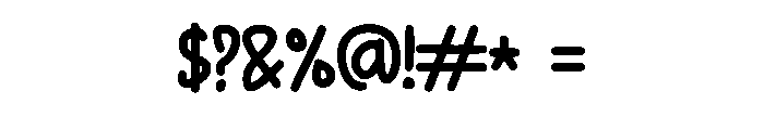 Dubbelle Regular Font OTHER CHARS