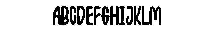 Dubbelle Regular Font UPPERCASE