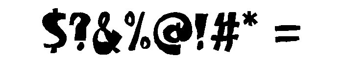 Dube Regular Font OTHER CHARS
