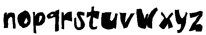 Dube Regular Font LOWERCASE