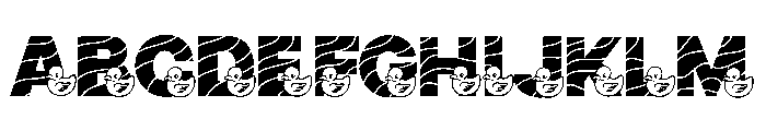 Duck Summer Font UPPERCASE