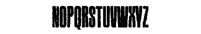 Duckvard-Rough Font LOWERCASE