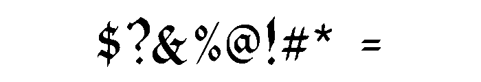 Ducky Black Font OTHER CHARS