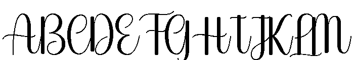 Ducky Smile Regular Font UPPERCASE