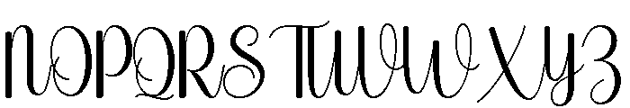 Ducky Smile Regular Font UPPERCASE