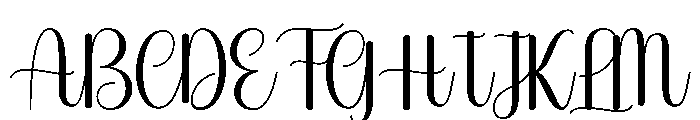 DuckySmile-Regular Font UPPERCASE