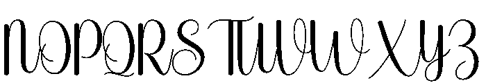 DuckySmile-Regular Font UPPERCASE